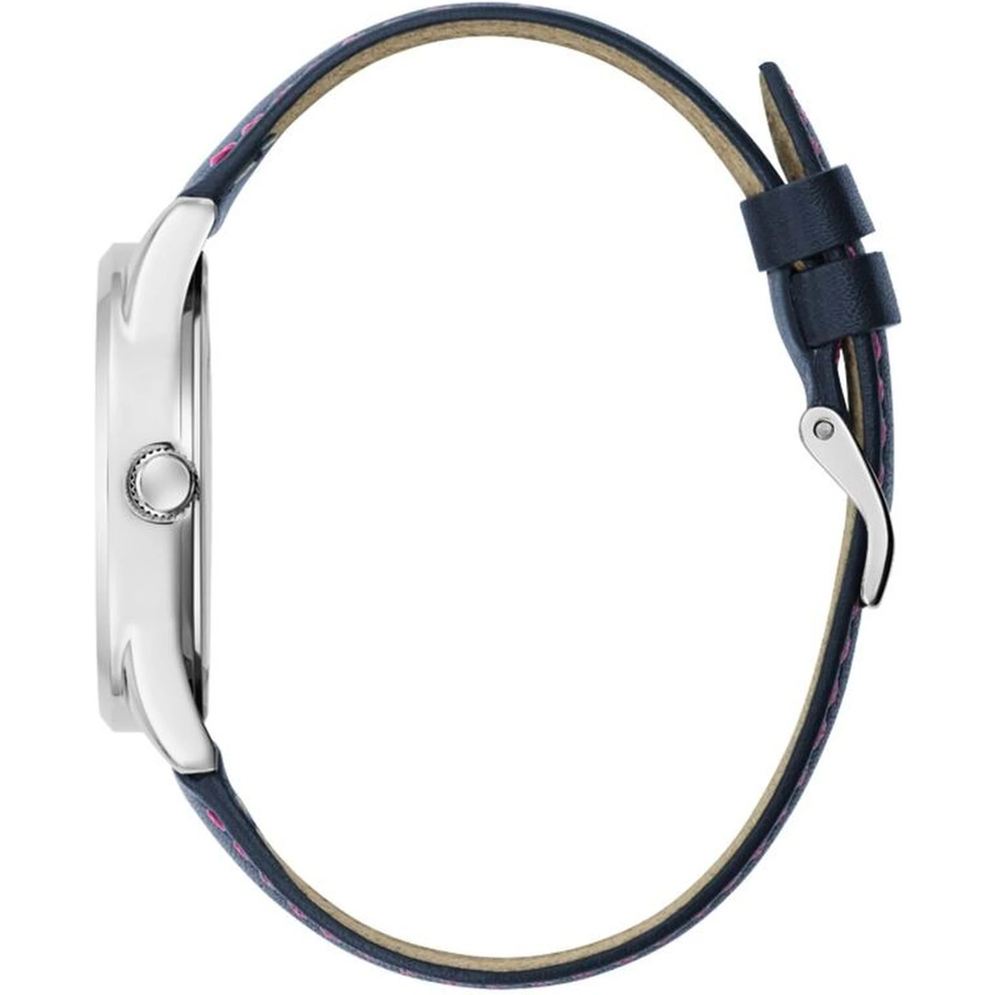 Blue Leather Dress Watch