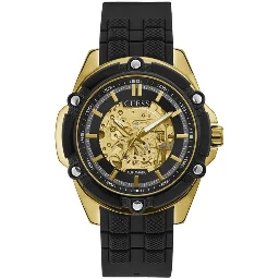 Black Resin Dress Watch