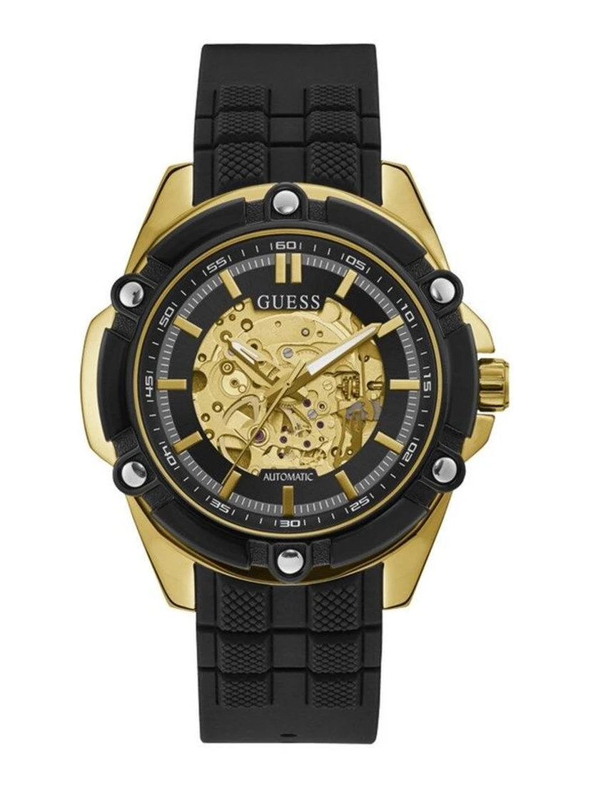 Black Resin Dress Watch