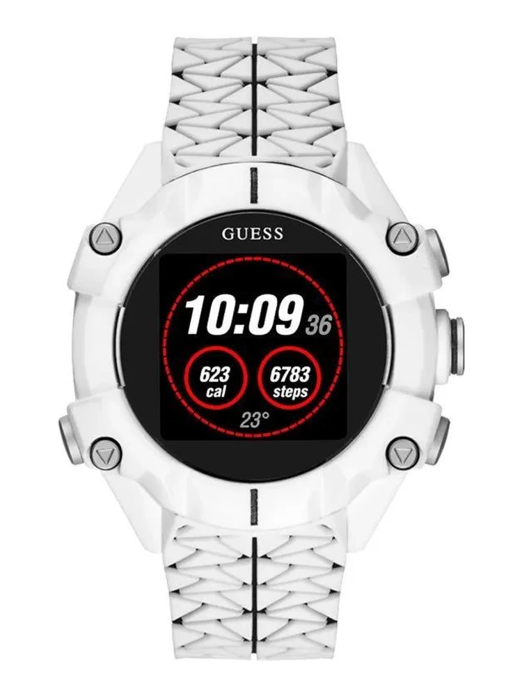 White Resin Sport Watch