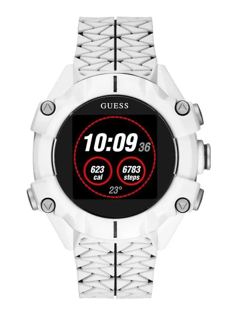 White Resin Sport Watch