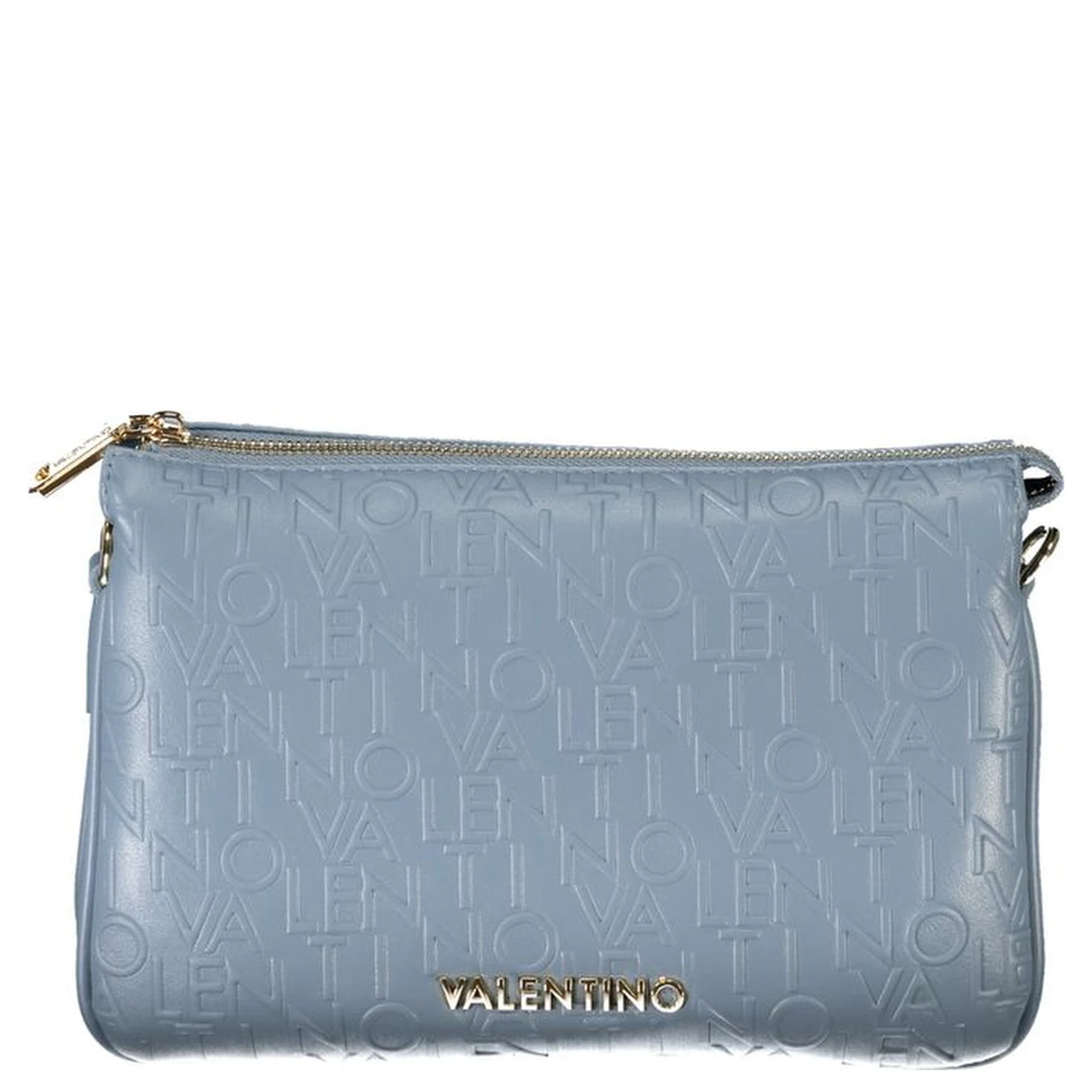 Light Blue Polyethylene Women Handbag