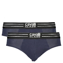 Blue Cotton Underwear