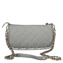 Gray Polyethylene Handbag