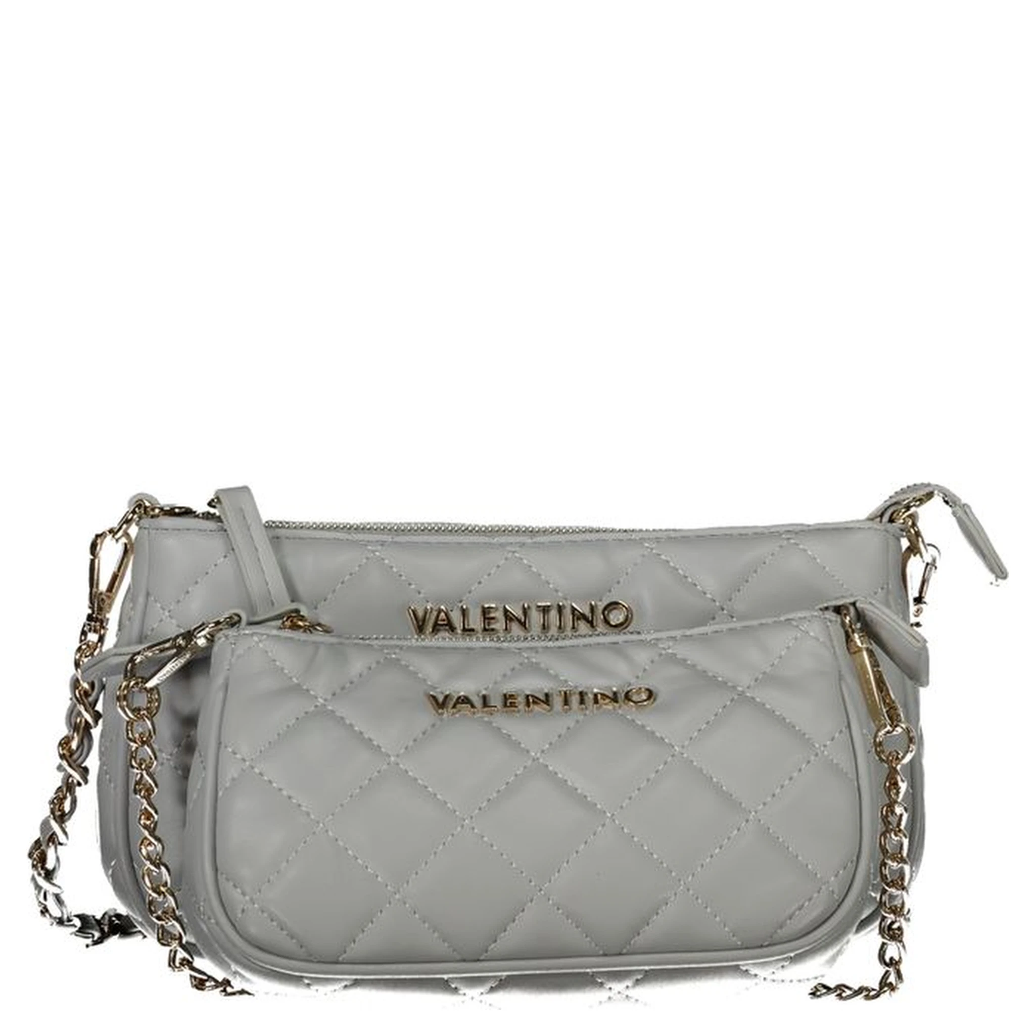 Gray Polyethylene Handbag