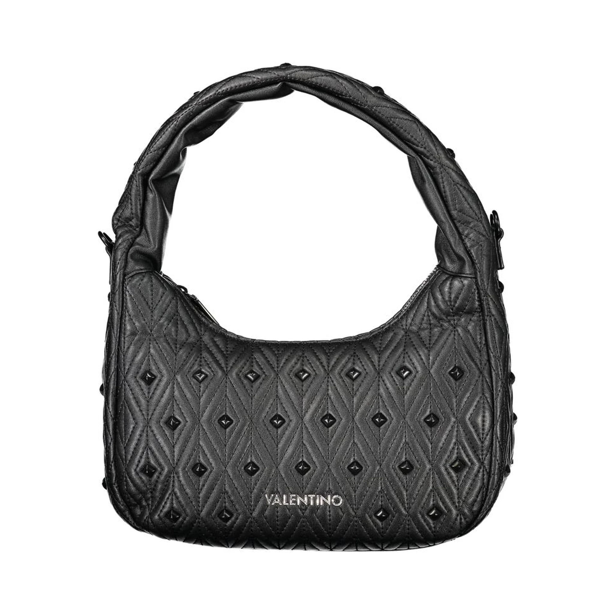 Black Polyester Handbag