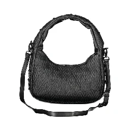 Black Polyester Handbag