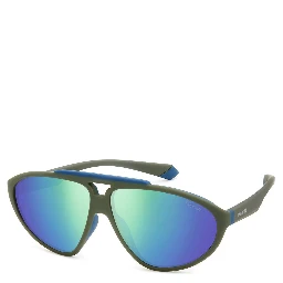 Green Rubber Sunglasses