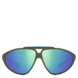 Green Rubber Sunglasses