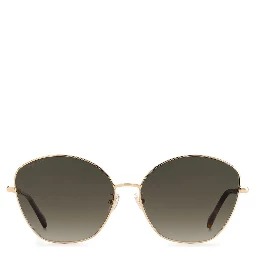 نظارات شمسية معدنية ذهبية