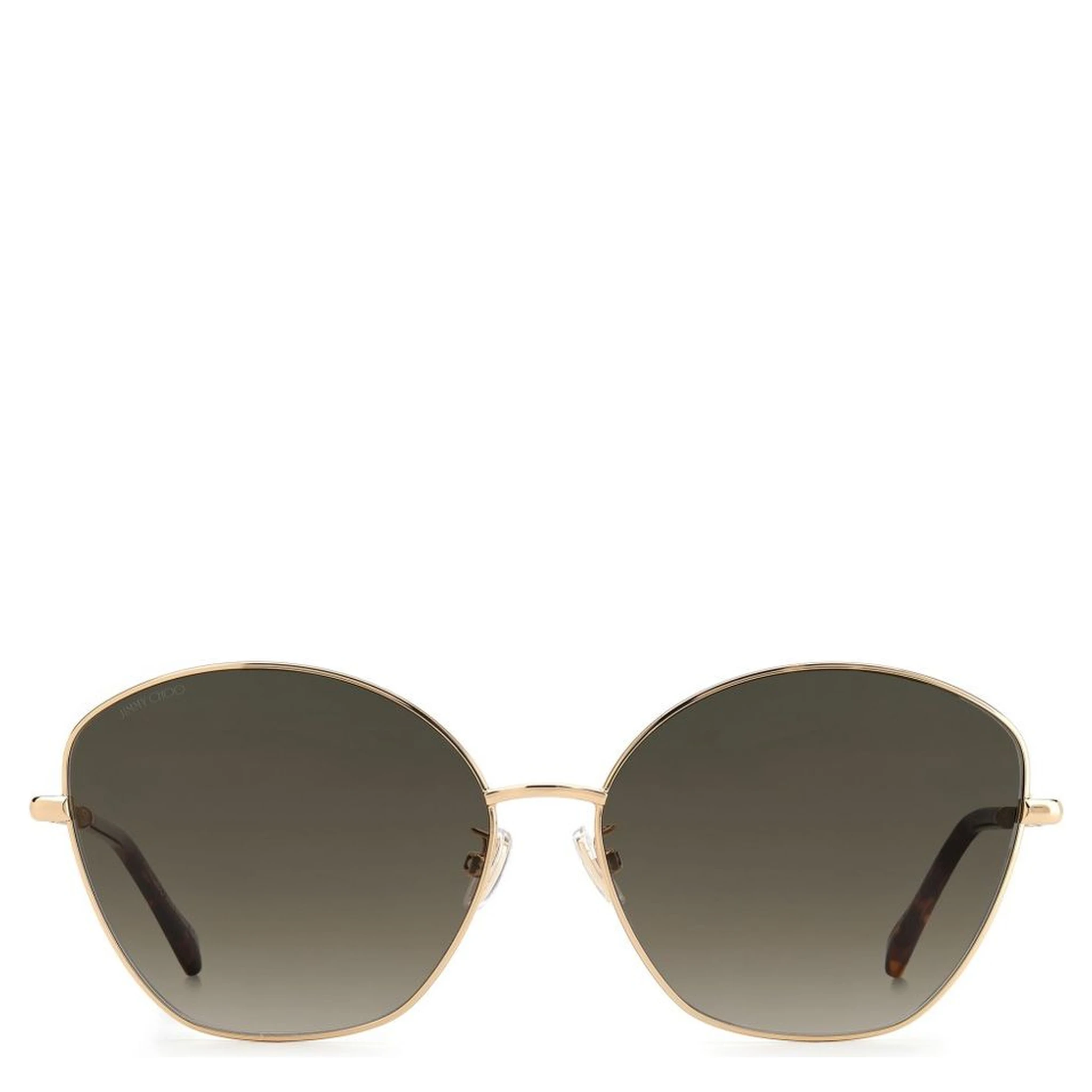 نظارات شمسية معدنية ذهبية