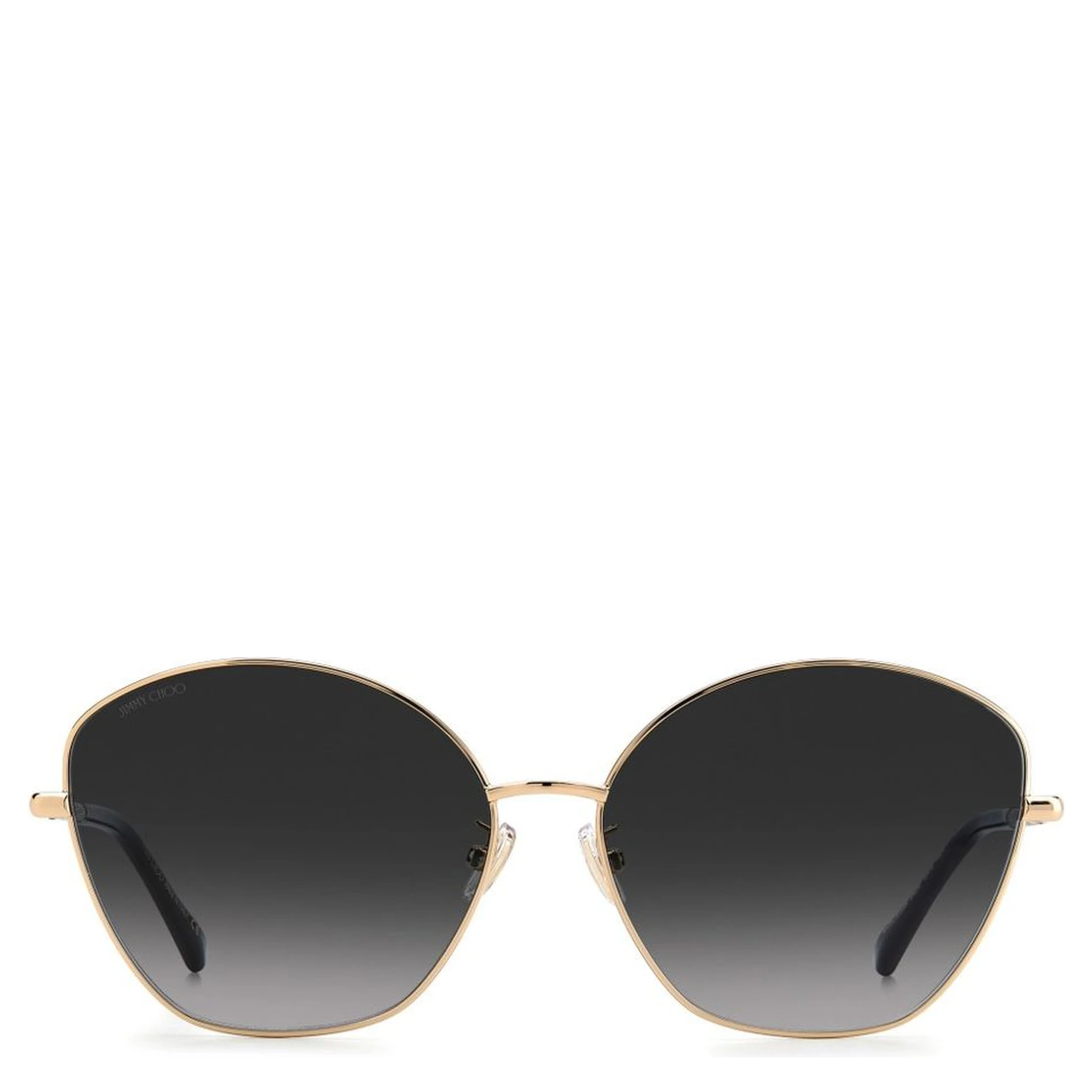 نظارات شمسية معدنية ذهبية