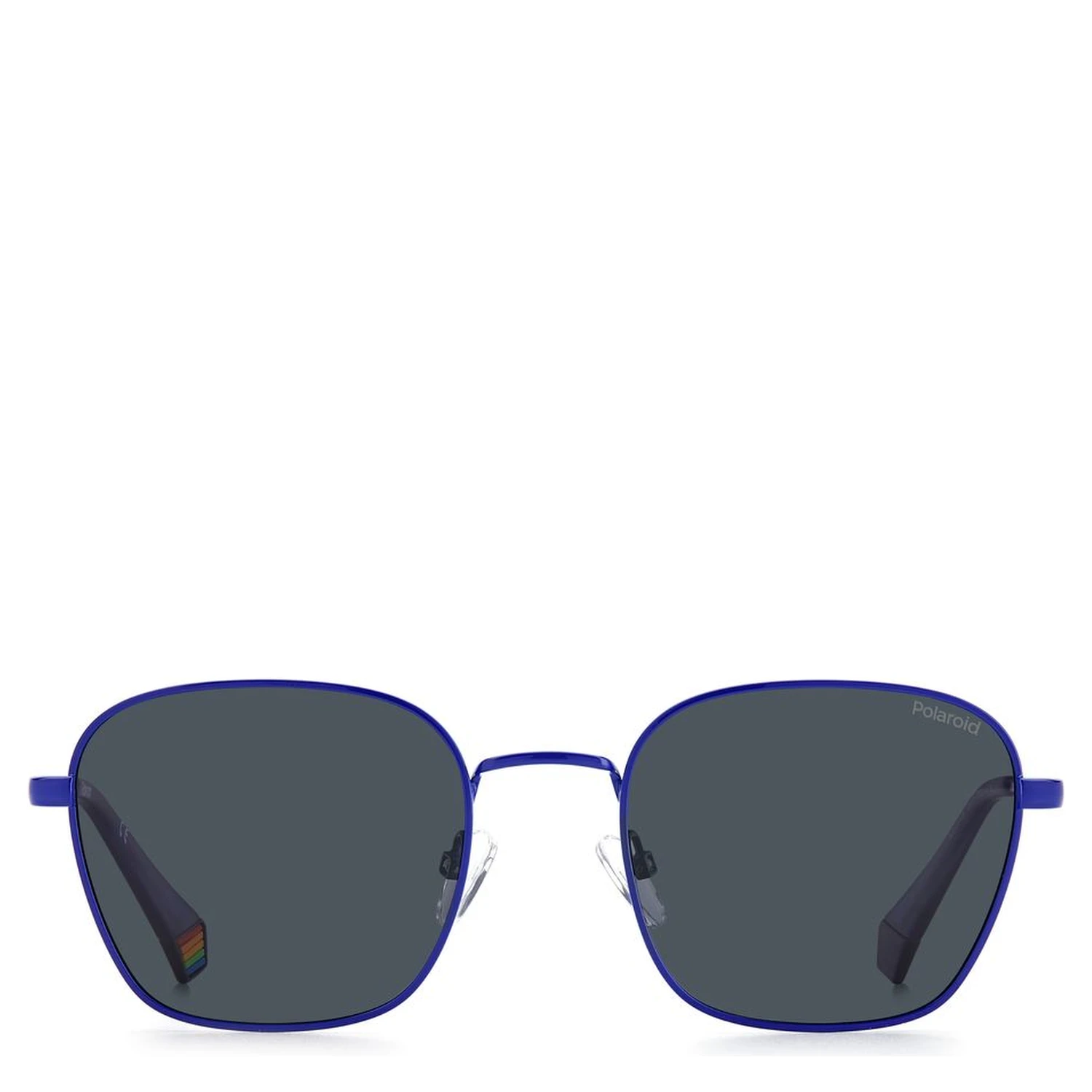 Blue Stainless Steel Sunglasses