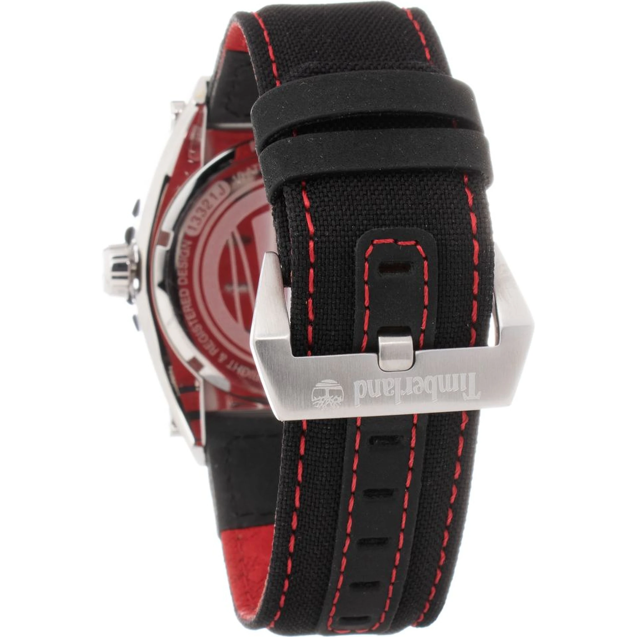 Black Leather Sport Watch