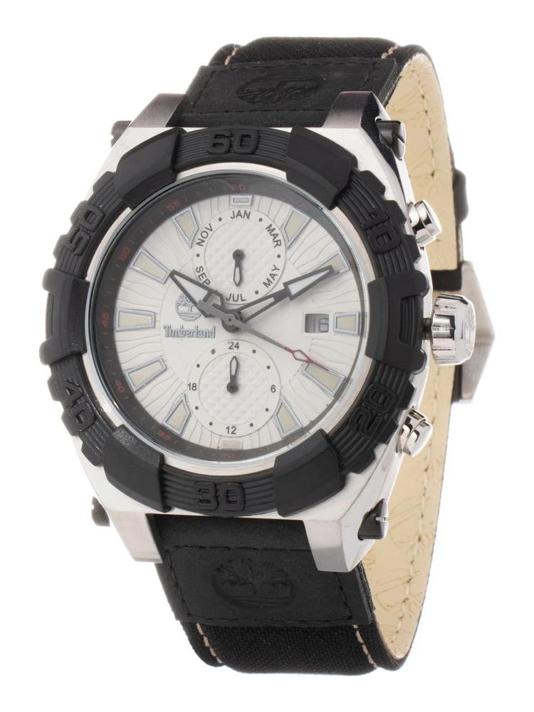 Black Leather Dress Watch