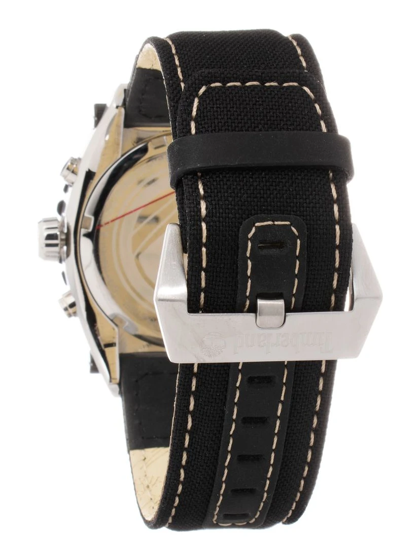 Black Leather Dress Watch