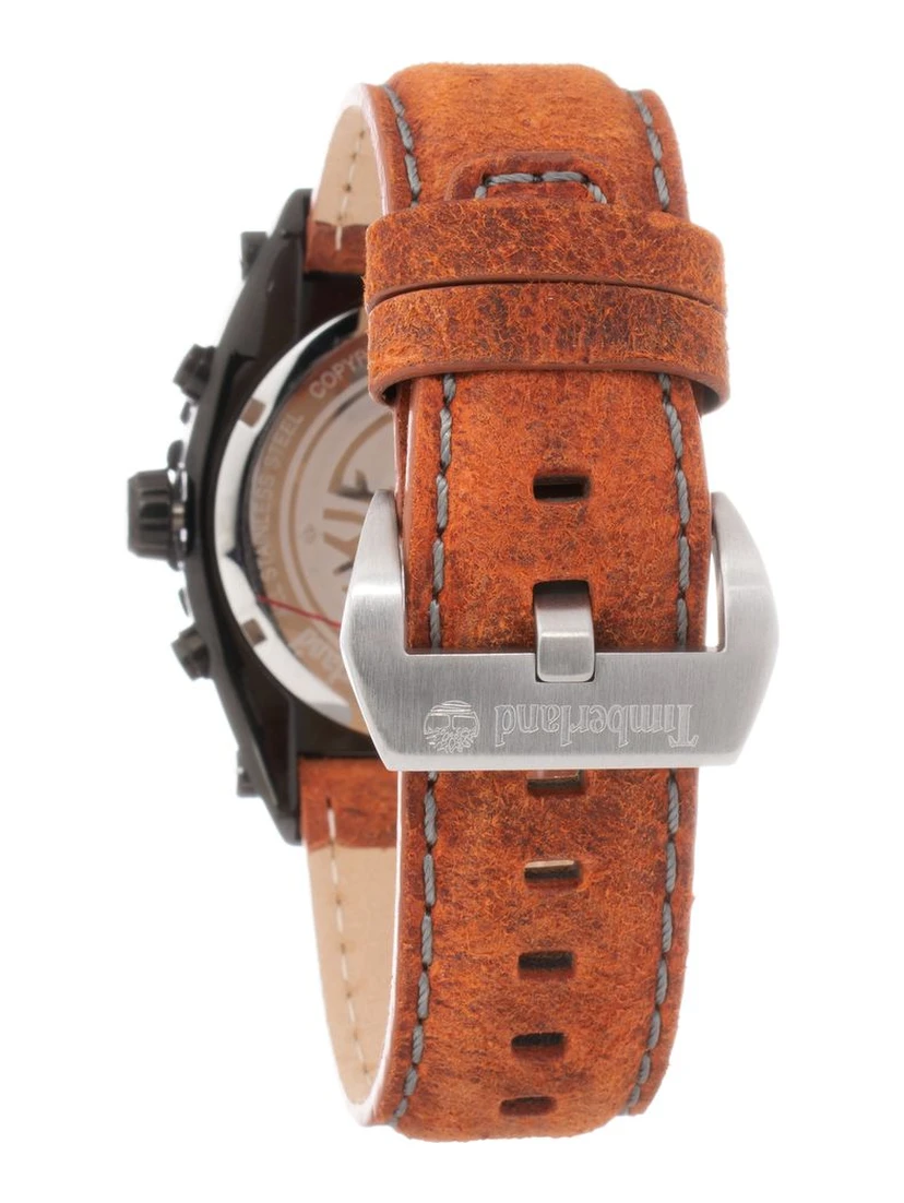 Brown Leather Dress Watch