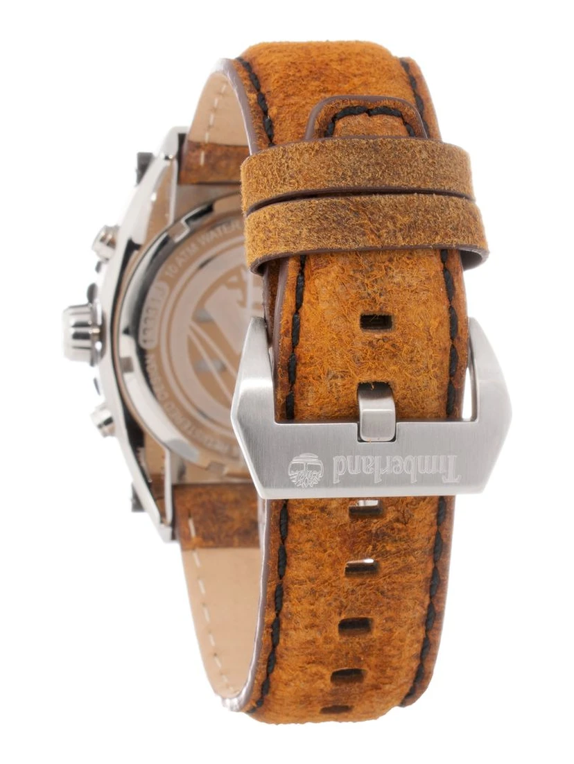 Brown Leather Dress Watch