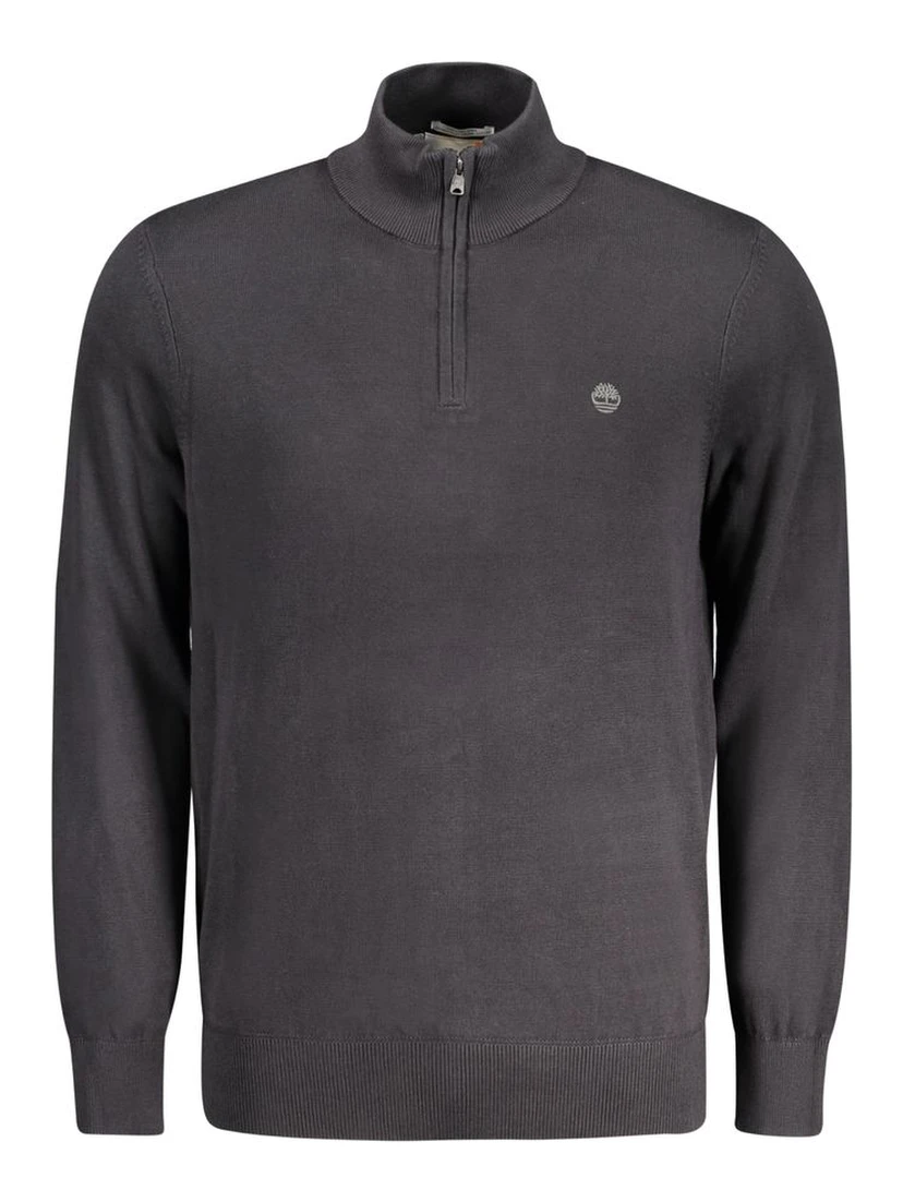 Black Cotton Sweater