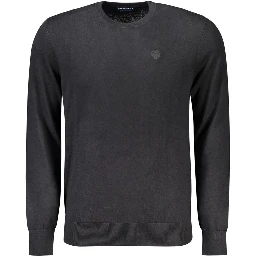 Black Cotton Sweater