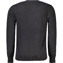 Black Cotton Sweater