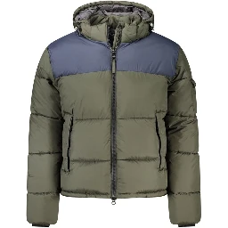 Green Polyester Jackets & Coat