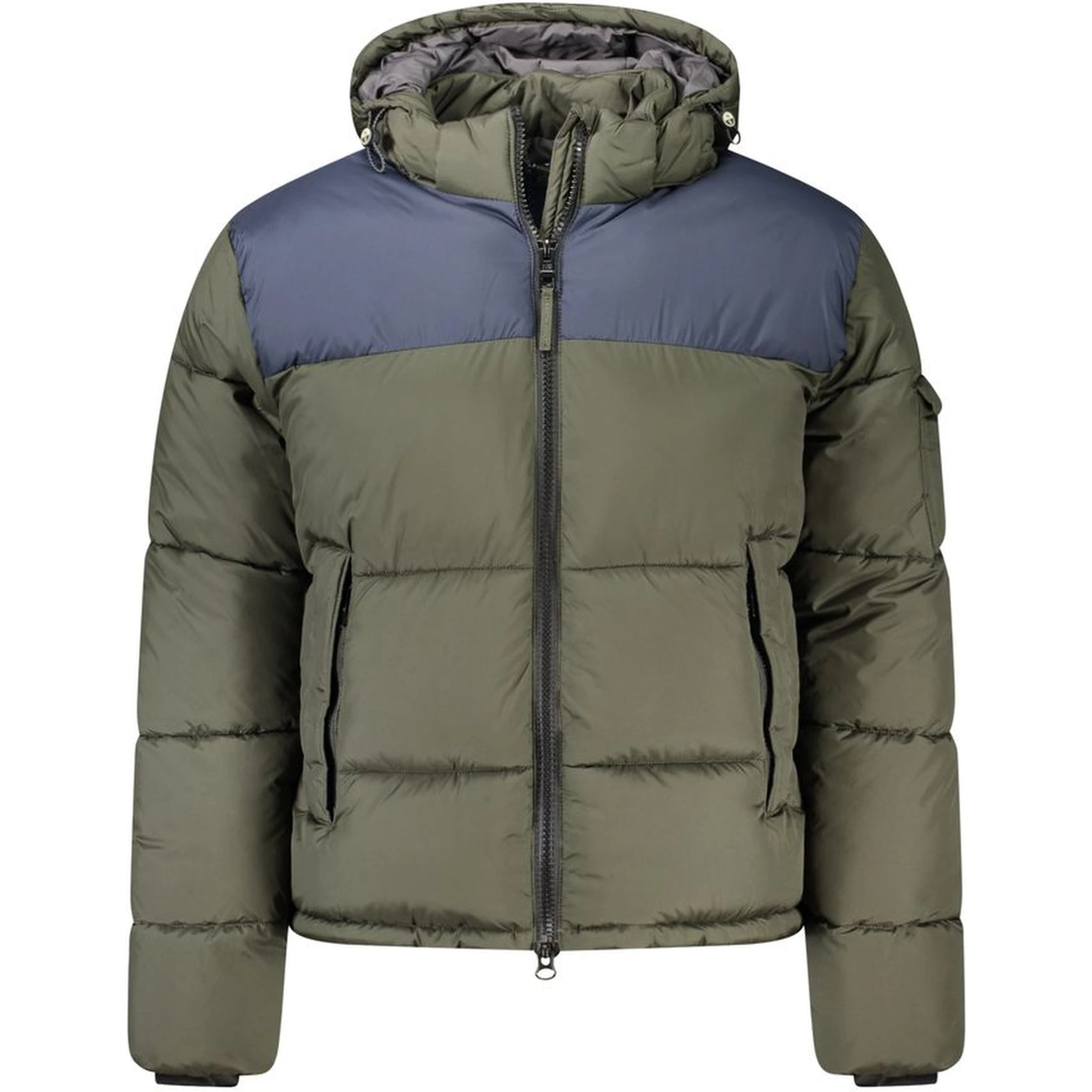 Green Polyester Jackets & Coat