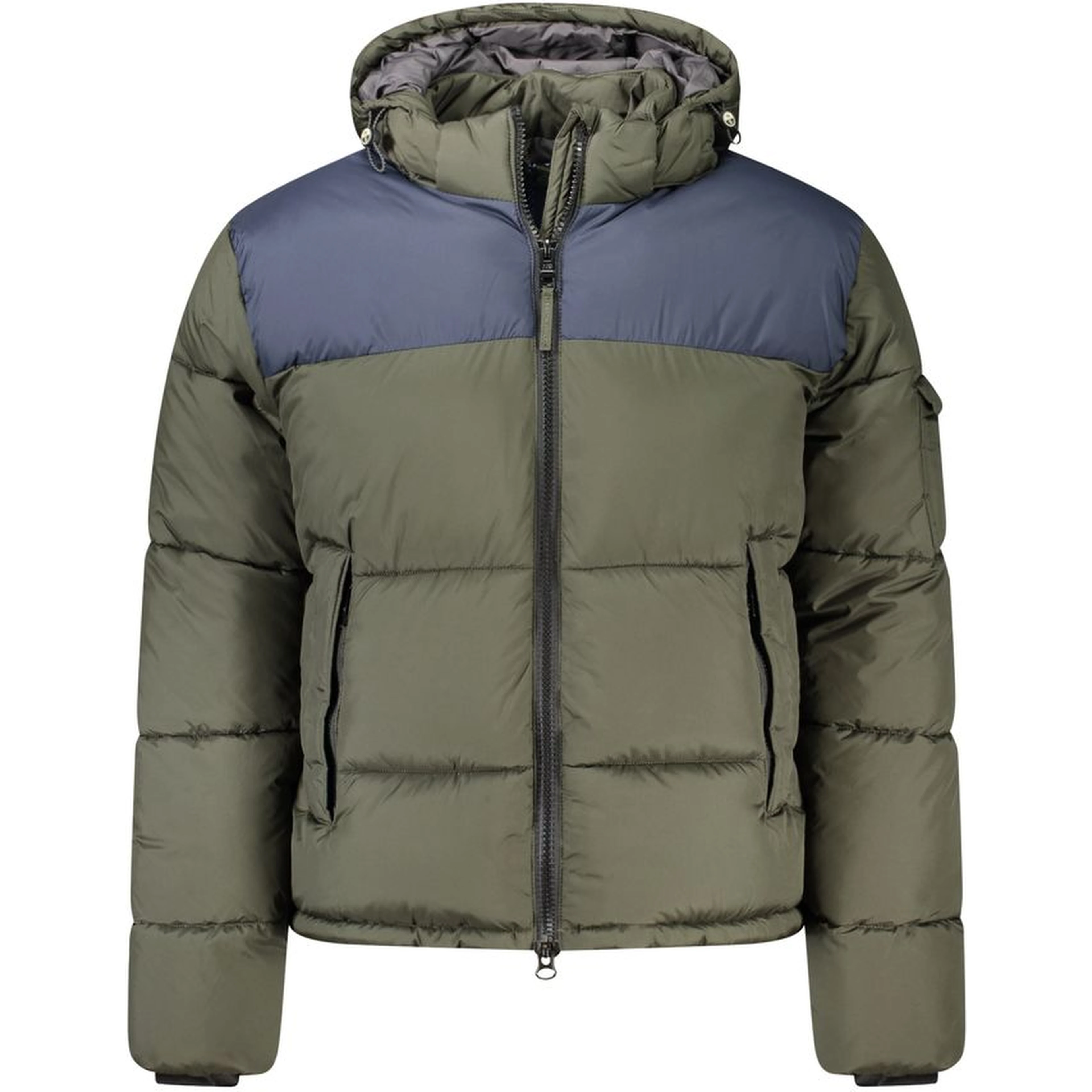 Green Polyester Jackets & Coat