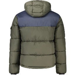 Green Polyester Jackets & Coat