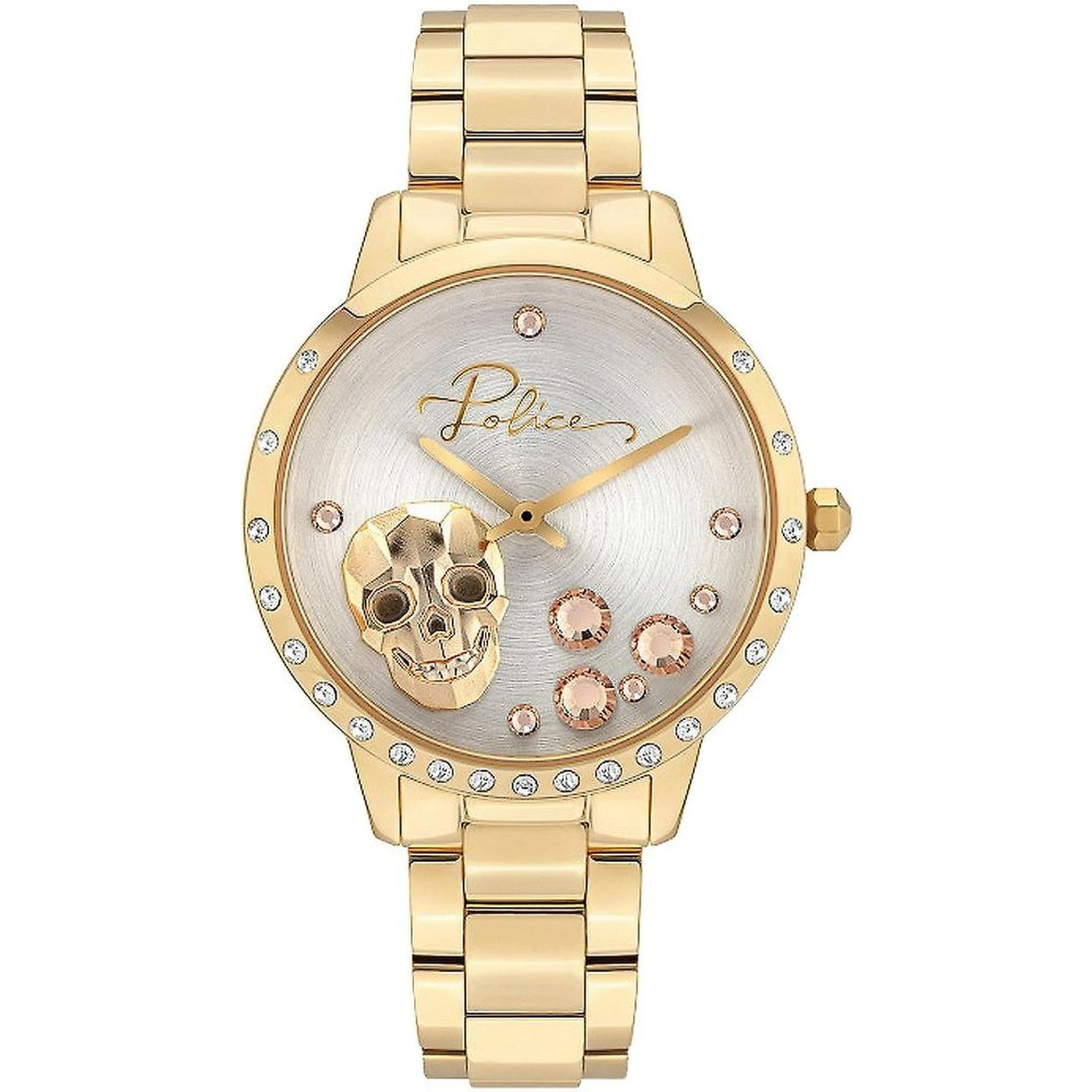 Gold Stainless Steel Dress Watch