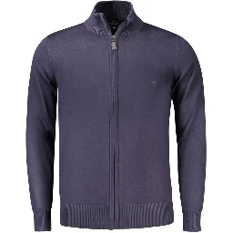 Blue Nylon Sweater