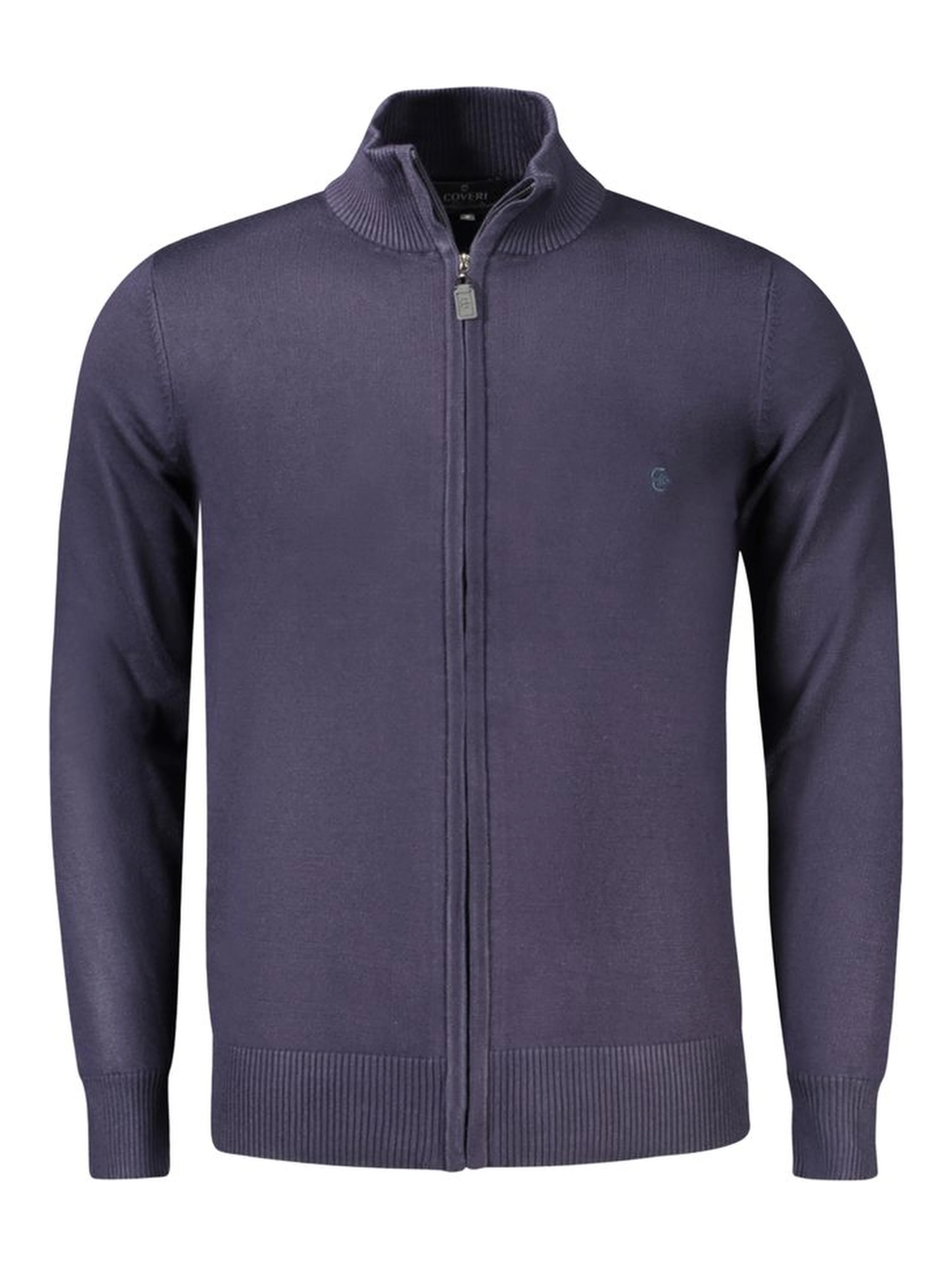 Blue Nylon Sweater