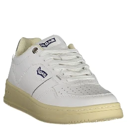 White Artificial Leather Sneaker