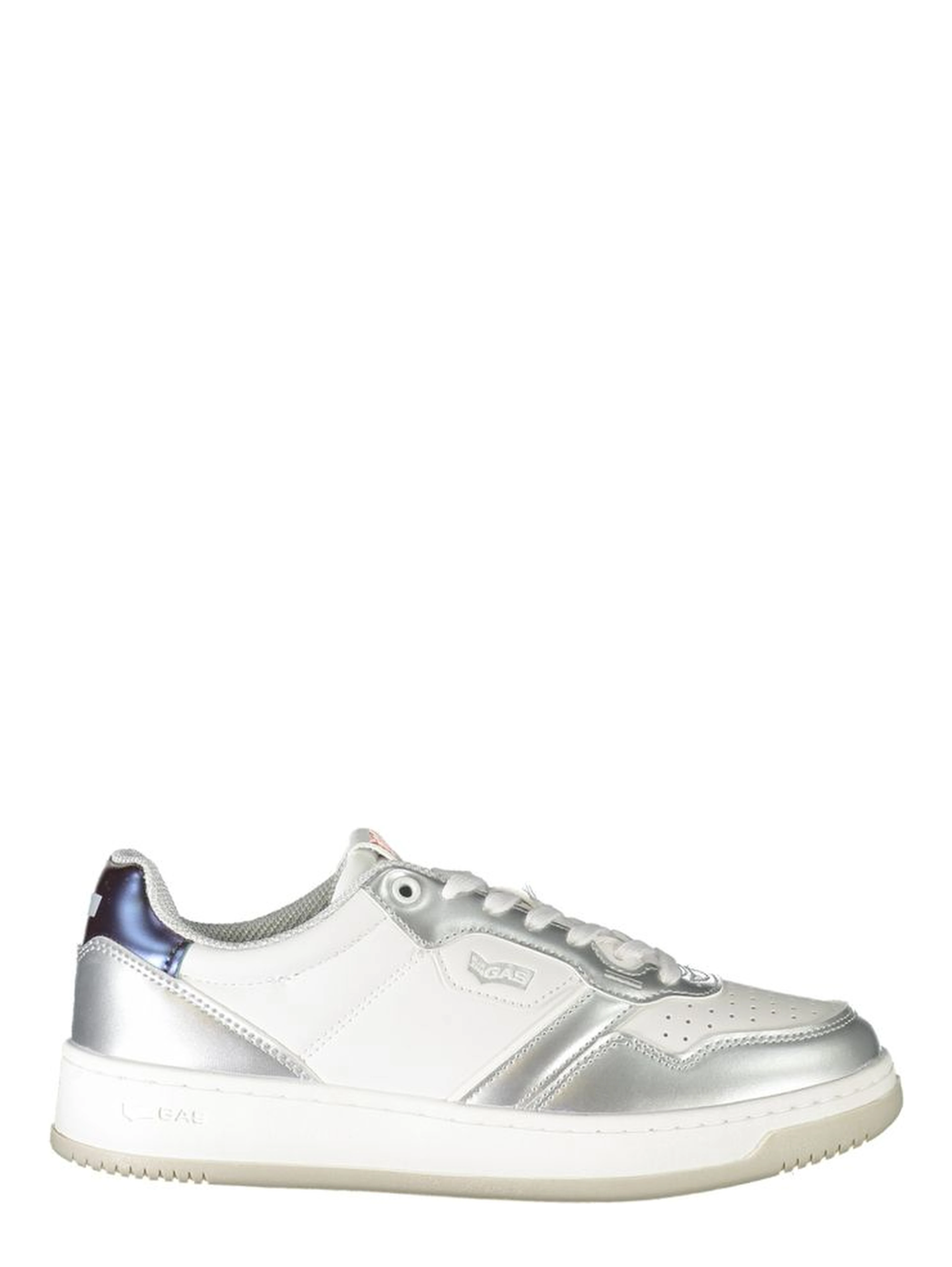 White Polyester Sneaker