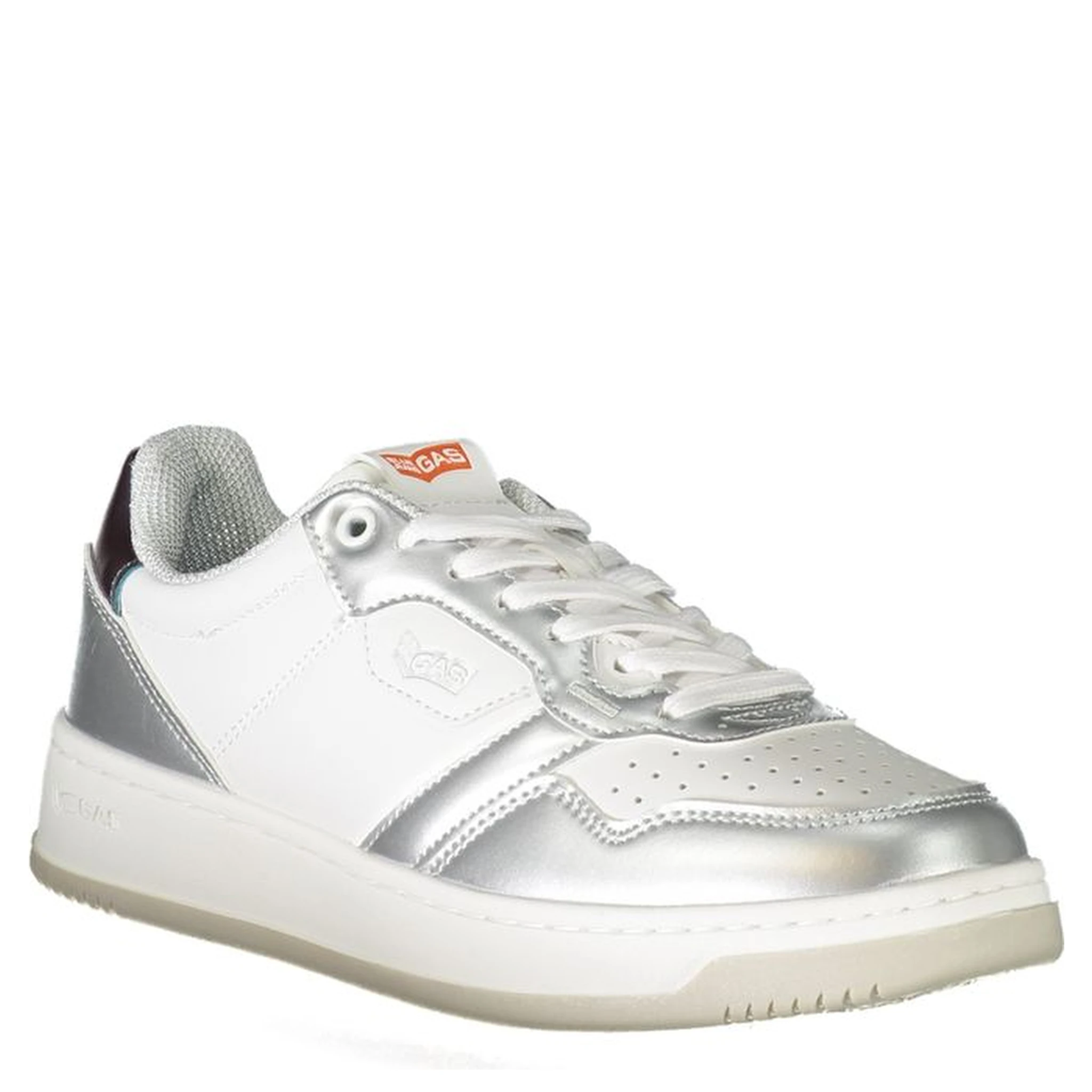 White Polyester Sneaker