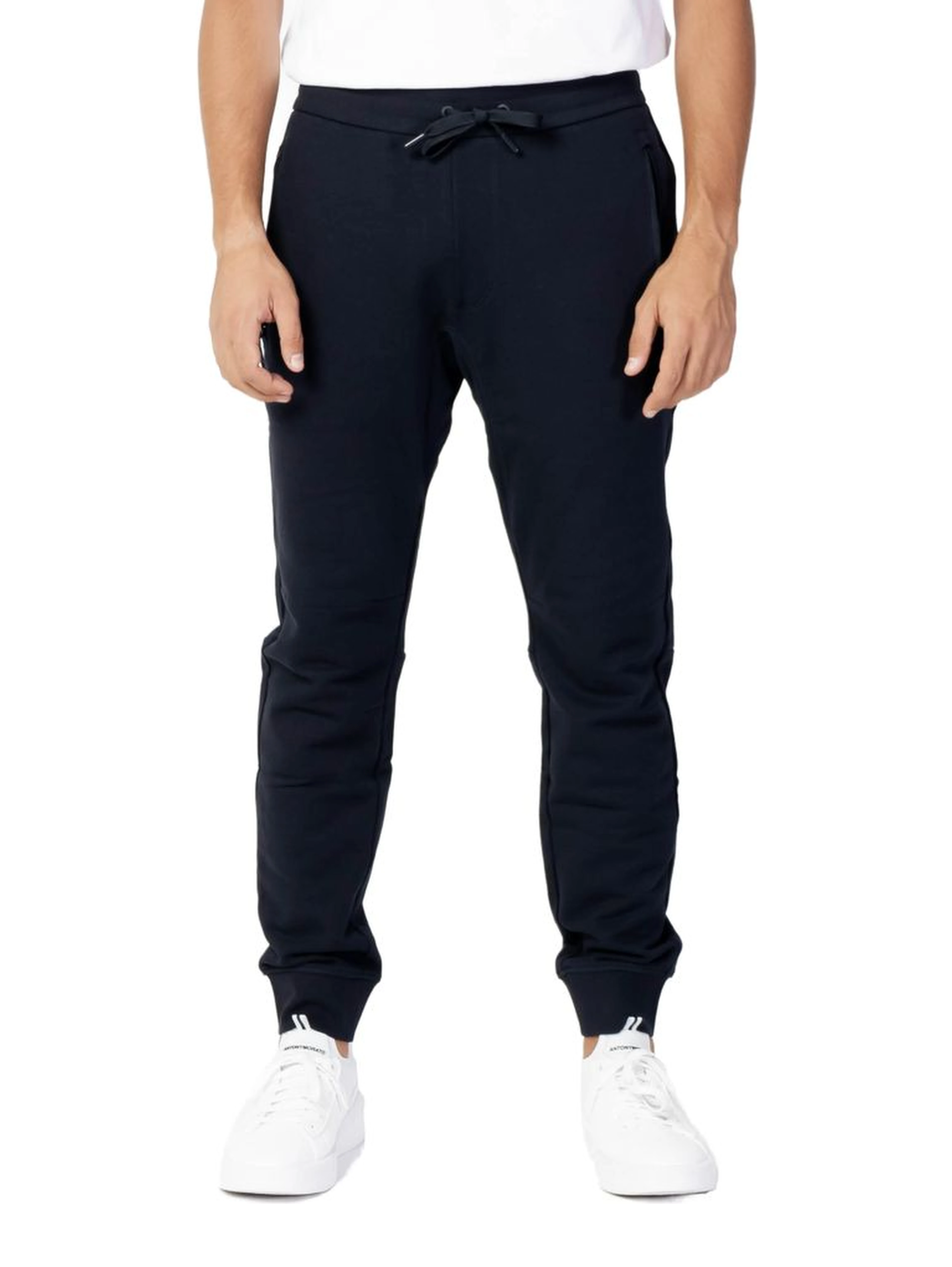 Blue Cotton Joggers (Workout Pants)