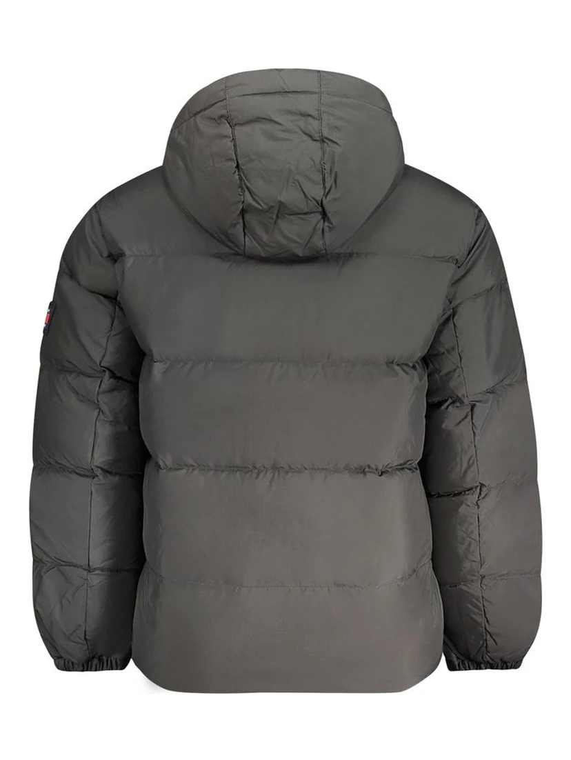Black Polyester Jackets & Coat