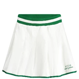 White Polyester Skirt
