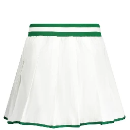 White Polyester Skirt