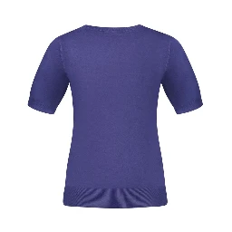 Blue Viscose Sweater