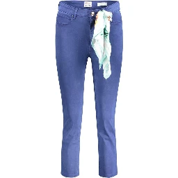 Blue Cotton Jeans Denim