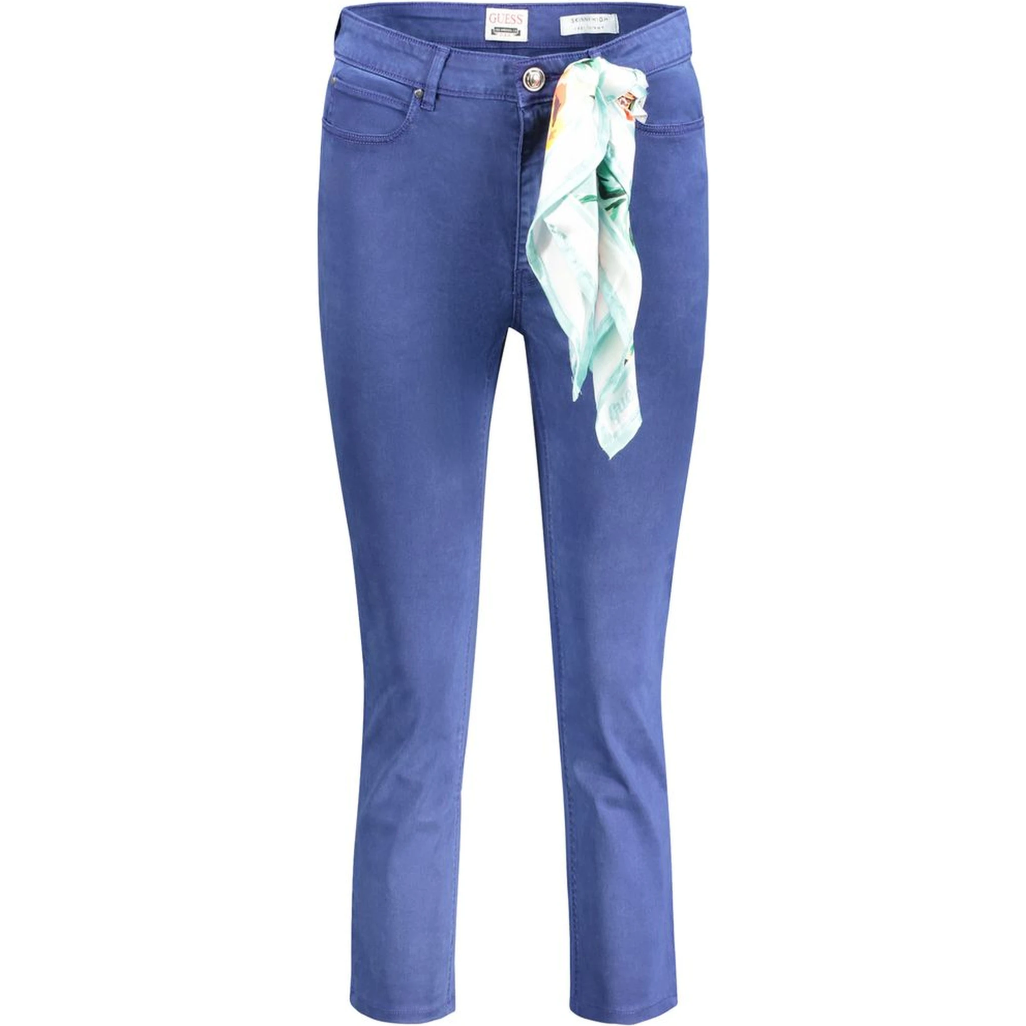 Blue Cotton Jeans Denim