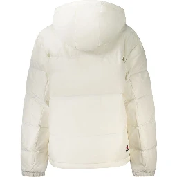 White Polyester Jackets & Coat