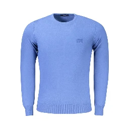 Blue Polyester Sweater