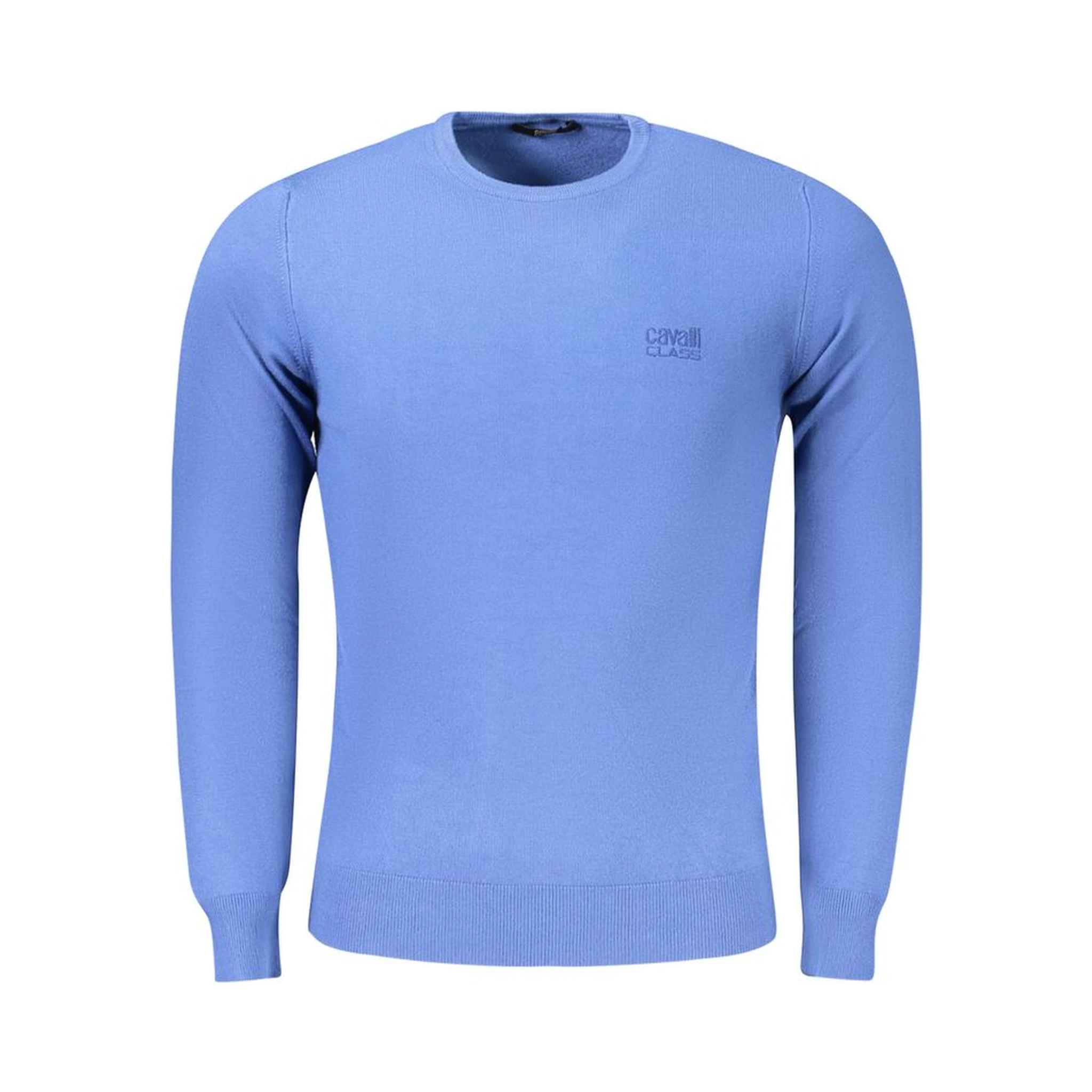 Blue Polyester Sweater