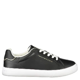 Black Polyester Sneaker