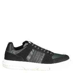 Black Polyester Sneaker