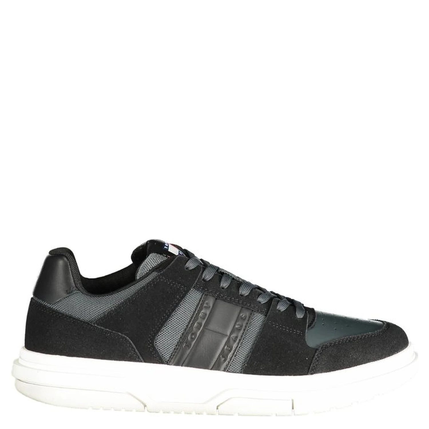 Black Polyester Sneaker