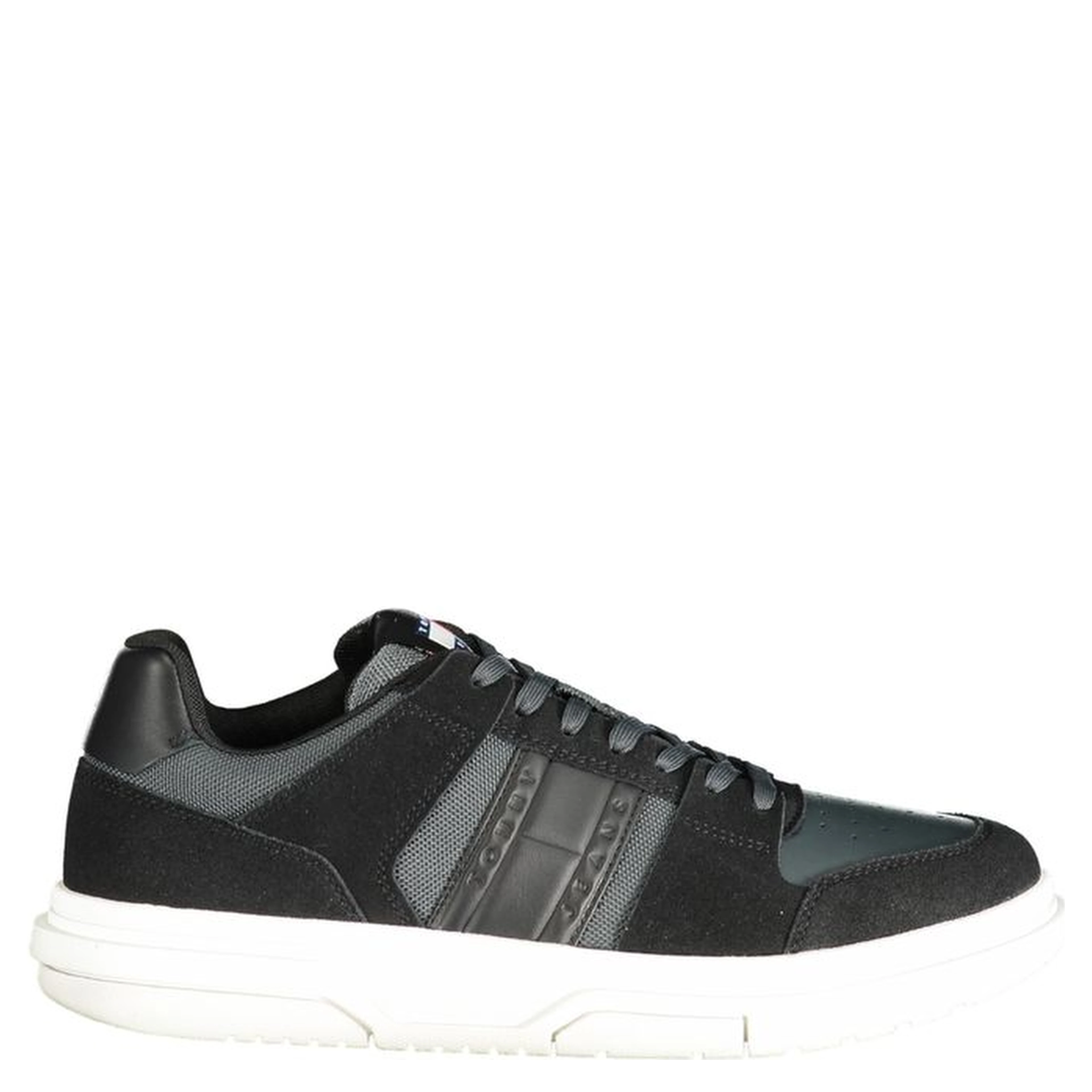 Black Polyester Sneaker