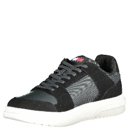 Black Polyester Sneaker